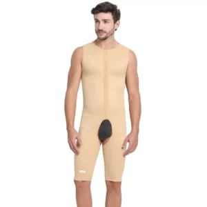Above The Knee Sleeveless Bodysuit - Men