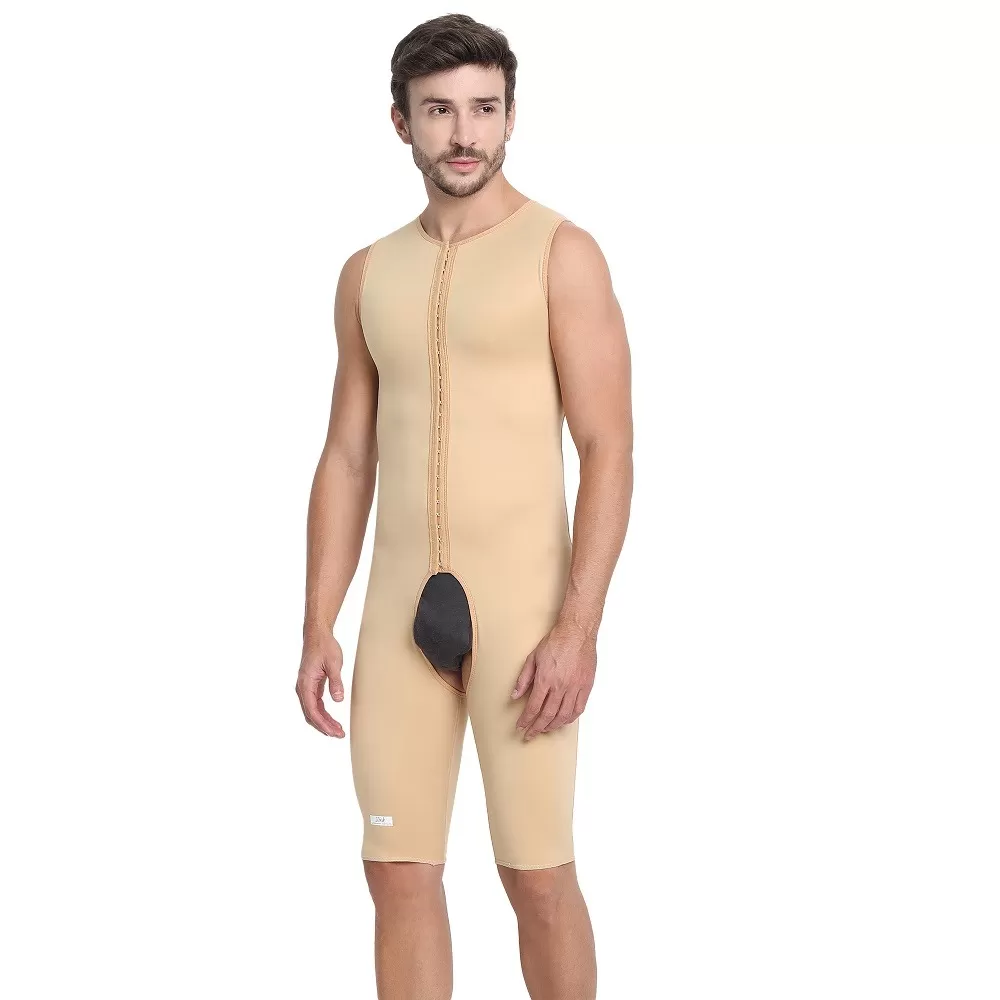 Above The Knee Sleeveless Bodysuit - Men - Image 4