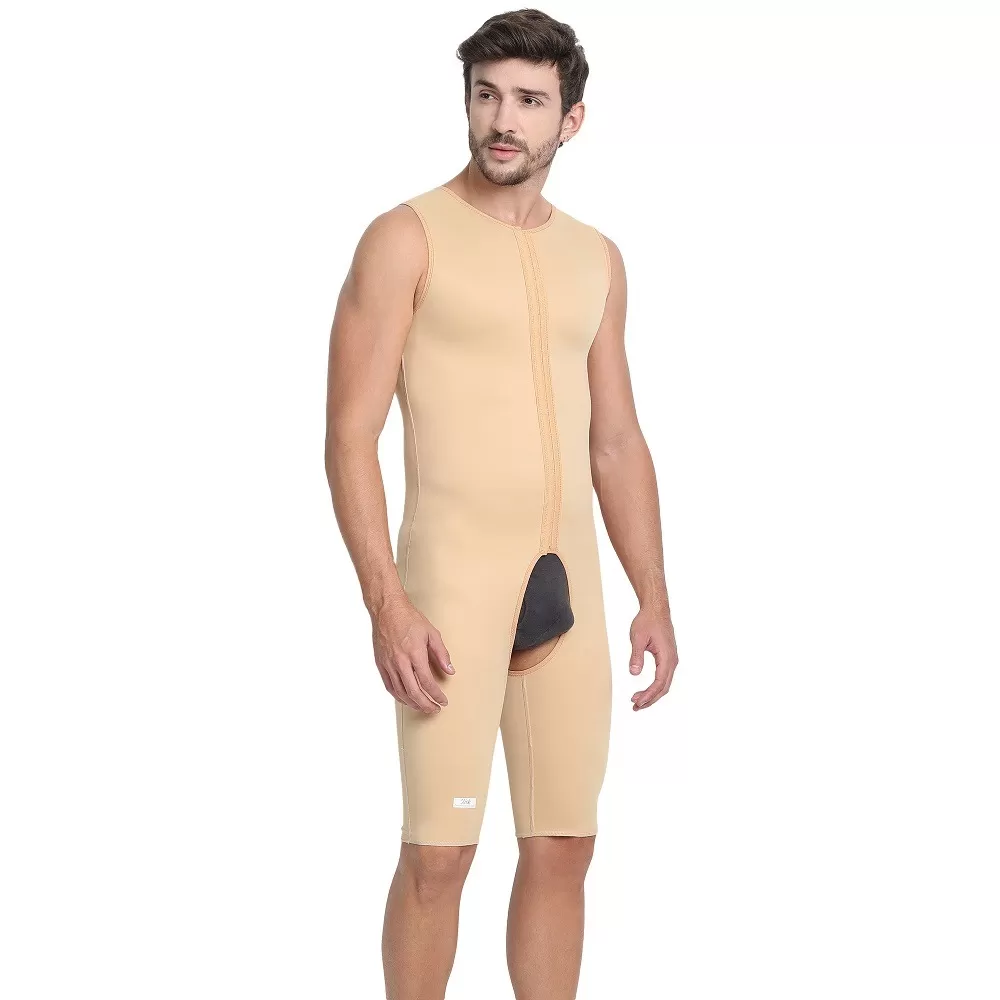 Above The Knee Sleeveless Bodysuit - Men - Image 3