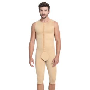 Below The Knee Sleeveless Bodysuit - Men