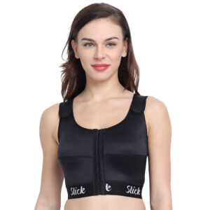 Compression Bra With Velcro Straps